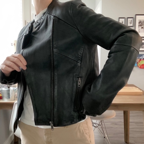 Free People Leather Jacket - Picture 10 of 16